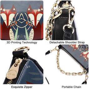 img 1 attached to 👜 APHISON Crossbody Leather Shoulder 1940 (099) Handbags, Wallets, and Crossbody Bags for Women
