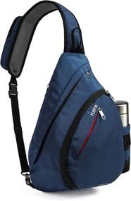img 4 attached to Yuoto Sling Backpack Crossbody Shoulder Outdoor Recreation
