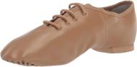 dynadans unisex leather upper shoes brown 7 5m logo