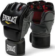 enhance your mma skills with everlast train advanced 7-ounce closed-thumb grappling/training gloves logo