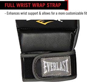 img 1 attached to Enhance Your MMA Skills with Everlast Train Advanced 7-Ounce Closed-Thumb Grappling/Training Gloves