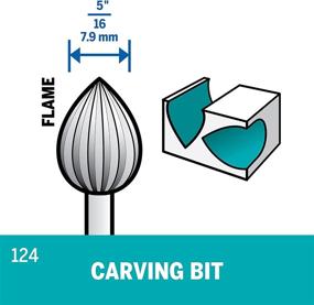 img 2 attached to 🔪Dremel 124 Высокоскоростной фрезер: точность и эффективность в 100 раз увеличены