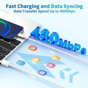 img 2 attached to 🔌 [Apple MFi Certified] KYOHAYA iPhone Charger 2 Pack - USB Power Wall Fast Charger Travel Plug with Lightning to USB Quick Charging Data Sync Transfer Cable. Compatible with iPhone, iPad, and AirPods.