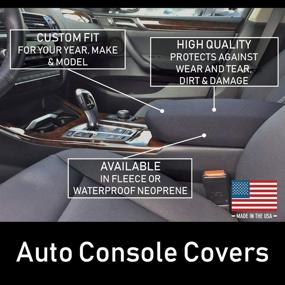 img 1 attached to 🌊 Водонепроницаемая накладка из неопрена на подлокотнике средней консоли для Subaru Impreza 2017-2021 - Auto Console Covers (цвет: бежевый)