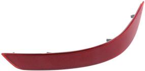 img 4 attached to 🚗 UPSM Left Side Rear Bumper Reflector Red for Mercedes-Benz 2010-2012 GL350 GL450 GL550