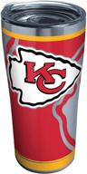 tervis 20oz kansas city chiefs stainless steel insulated tumbler - keep drinks hot or cold with triple wall technology and rush design logo