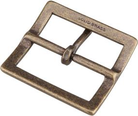 img 3 attached to Kokungkuan Brass Square Center Buckle Men's Accessories for Belts