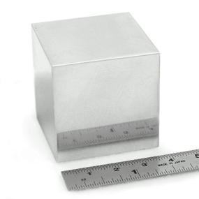 img 1 attached to 🟦 Aluminum 1.5-Inch Cube 150-Gram Block