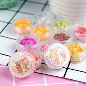 img 2 attached to FRCOLOR 3D Fruit Pattern Nail Art Supplies Slime Making Slices - Sticky Slime DIY Crafts (Random Color)