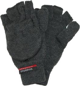 img 4 attached to CTM Mens Knit Insulated Gloves