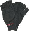 ctm mens knit insulated gloves logo