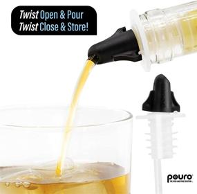 img 3 attached to 🍾 Premium Twist Open and Closed Pouro Plastic Liquor Pour Spout - Pack of 12