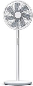 img 4 attached to 🌀 Smartmi 38-Inch Outdoor Oscillating Pedestal Fan - 3,100 Speeds, Portable & Quiet, 120° Oscillation & 40° Tilt, Ideal for Bedroom, Home Office - Works with Alexa, Cordless, Remote Included