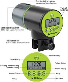 img 3 attached to Torlam Automatic Aquarium Moisture Proof Dispenser