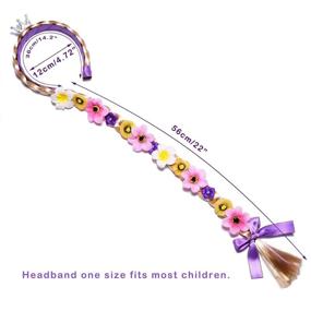 img 1 attached to 👸 Stunning Princess Rapunzel Headbands for the Perfect Birthday Celebration