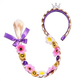 img 4 attached to 👸 Stunning Princess Rapunzel Headbands for the Perfect Birthday Celebration