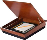 📚 lapdesk schoolhouse wood lapdesk: enhanced with storage for optimal organization (45075) logo