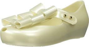 img 4 attached to 👞 Мини туфли Mini Melissa Mini Triple Bow Ballet Flat - стильная обувь для детей обоих полов