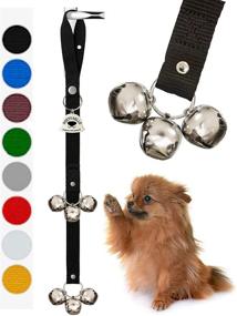 img 4 attached to Caldwell's Pet Supply Co. Dog Doorbell Potty Training Bells for Efficient Dog Training, Housebreaking, and Potty Training Your Puppy or Dog – Loud Dog Door Bell