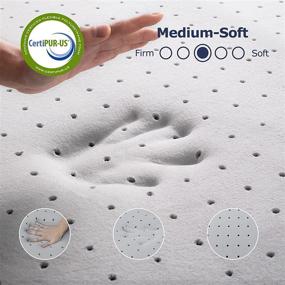 img 3 attached to Enhance Comfort and Support with BedStory 3 Inch Memory Foam Mattress