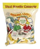 🧶 wool novelty 488 weaving loops: multi-colored 16 oz. nylon loops for 14" height, 4.8" width, and 10.12" length projects logo