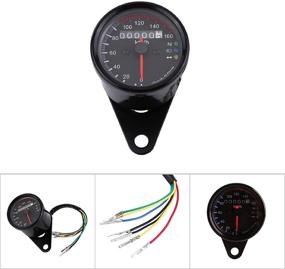 img 1 attached to Motorcycle Speedometer Keenso Universal Indicator