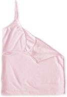 👚 girls' delicate seams training camisole: luxury lightweight stretch for stylish comfort logo