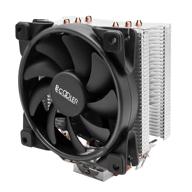 🌙 pccooler gi-x3 cpu air cooler серии moonlight с бесшумным процессорным вентилятором silentpro pwm 120 мм, белая рамка led, 3 тепловые трубки с прямым контактом для intel core i7/i5/i3, серии amd - компьютерный корпус пк логотип