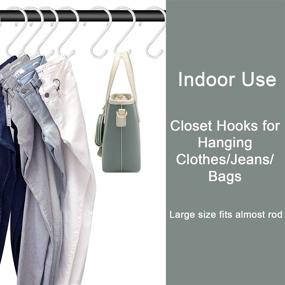 img 2 attached to 👚 HiGift Closet Coated Hanging Clothes - Organize Your Wardrobe Effortlessly