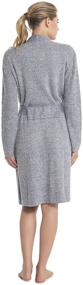 img 1 attached to 🌟 Barefoot Dreams CozyChic Lite HE Ribbed Robe: Ultimate Comfort and Style