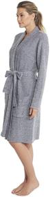 img 2 attached to 🌟 Barefoot Dreams CozyChic Lite HE Ribbed Robe: Ultimate Comfort and Style