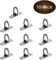 🔒 dc cargo mall 10 d-ring tie-down anchors | heavy duty 3/8" steel d-rings for rv campers, trucks, trailers, boats, vans | secure tie-downs for kayaks, motorcycles, deliveries, atvs logo