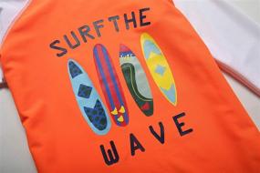 img 2 attached to PHIBEE Boys' Rash Guard Shirt: Ultimate UPF 50+ Sun Protection Swimwear