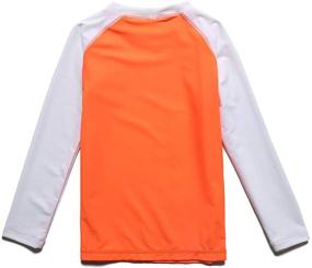 img 3 attached to PHIBEE Boys' Rash Guard Shirt: Ultimate UPF 50+ Sun Protection Swimwear
