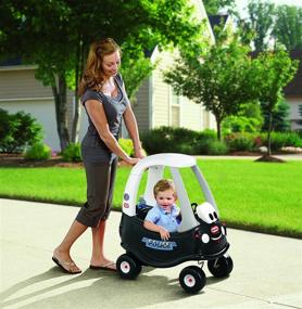img 2 attached to 🚔 Little Tikes Coupe Patrol Ride-On: Unleash Adventure with the Ultimate Patrol Vehicle!