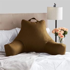 img 3 attached to 🛏️ Идеальный комфорт: Подушка для отдыха Greendale Home Fashions Moss Jumbo Bed Rest - Погрузитесь в блаженное расслабление