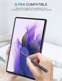 img 2 attached to 2-Пакетные защитные стекла SPARIN для экрана Samsung Galaxy Tab S7 FE 2021 / Tab S7 Plus - совместимо с S Pen, антицарапин, дизайн без пузырей