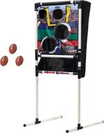 🏈 franklin sports kids football target toss - indoor football passing game for kids with mini footballs - football passing targets логотип