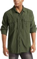 🌞 ultimate sun protection: magcomsen men's upf 50+ button down shirt for hiking, fishing, work логотип