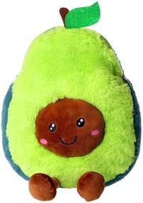 img 3 attached to 🥑 Adorable Avocado Stuffed Plush Toy, Versatile Avocado Purse Bag for Girls, Perfect Avocado Fruit Shape Pillow: Ideal Birthday Gift!