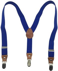 img 4 attached to Girls Elastic Adjustable Suspenders Colors Boys' Accessories