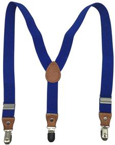 img 3 attached to Girls Elastic Adjustable Suspenders Colors Boys' Accessories