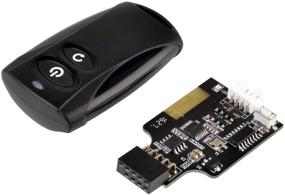 img 4 attached to 💻 Enhance Your PC Control with the SilverStone ES02-USB Wireless Remote Power/Reset Switch - USB 2.0 9-pin (SST-ES02-USB-USA)