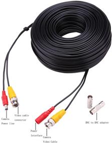 img 2 attached to 🔌 WildHD BNC Cable 150ft Siamese Video and Power All-in-One Security Camera Cord for Max 5MP HD CCTV DVR System
