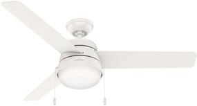 img 2 attached to 💡 Hunter Aker Ceiling Fan LED Light with Pull Chain Control - Ideal for Indoor Spaces