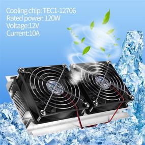 img 3 attached to Портативный модуль охлаждения 12V 10A 120W: Термоэлектрическое Пельтье устройство для охлаждения воздуха внутри коробки для домашних животных и небольших помещений.