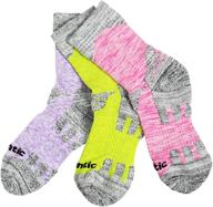 🧦 ethentic 3 pairs women's multi performance cushion cotton athletic outdoor sports hiking socks: stay comfy and active! логотип