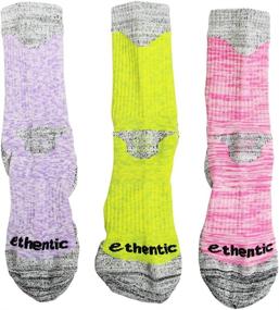 img 2 attached to 🧦 Ethentic 3 Pairs Women's Multi Performance Cushion Cotton Athletic Outdoor Sports Hiking Socks: Stay Comfy and Active!