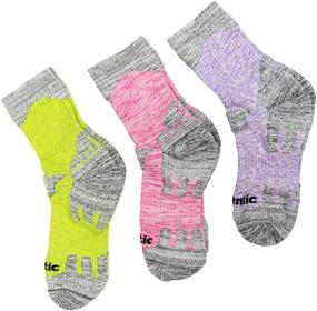 img 1 attached to 🧦 Ethentic 3 Pairs Women's Multi Performance Cushion Cotton Athletic Outdoor Sports Hiking Socks: Stay Comfy and Active!