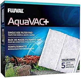 img 1 attached to 🐠 Enhance Aquarium Maintenance with Fluval 5 Piece AquaVac Plus Fine Filter Pad, 11067